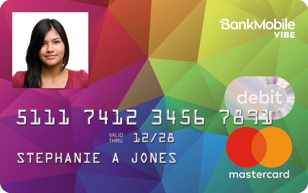 BankMobile Vibe card for students